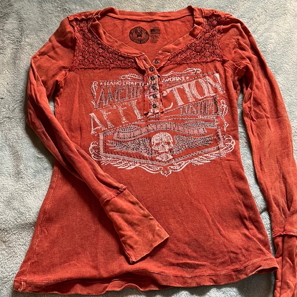 Affliction Thermal Long Sleeve Shirt